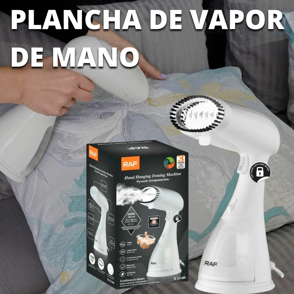 PLANCHA A VAPOR DE MANO RAF