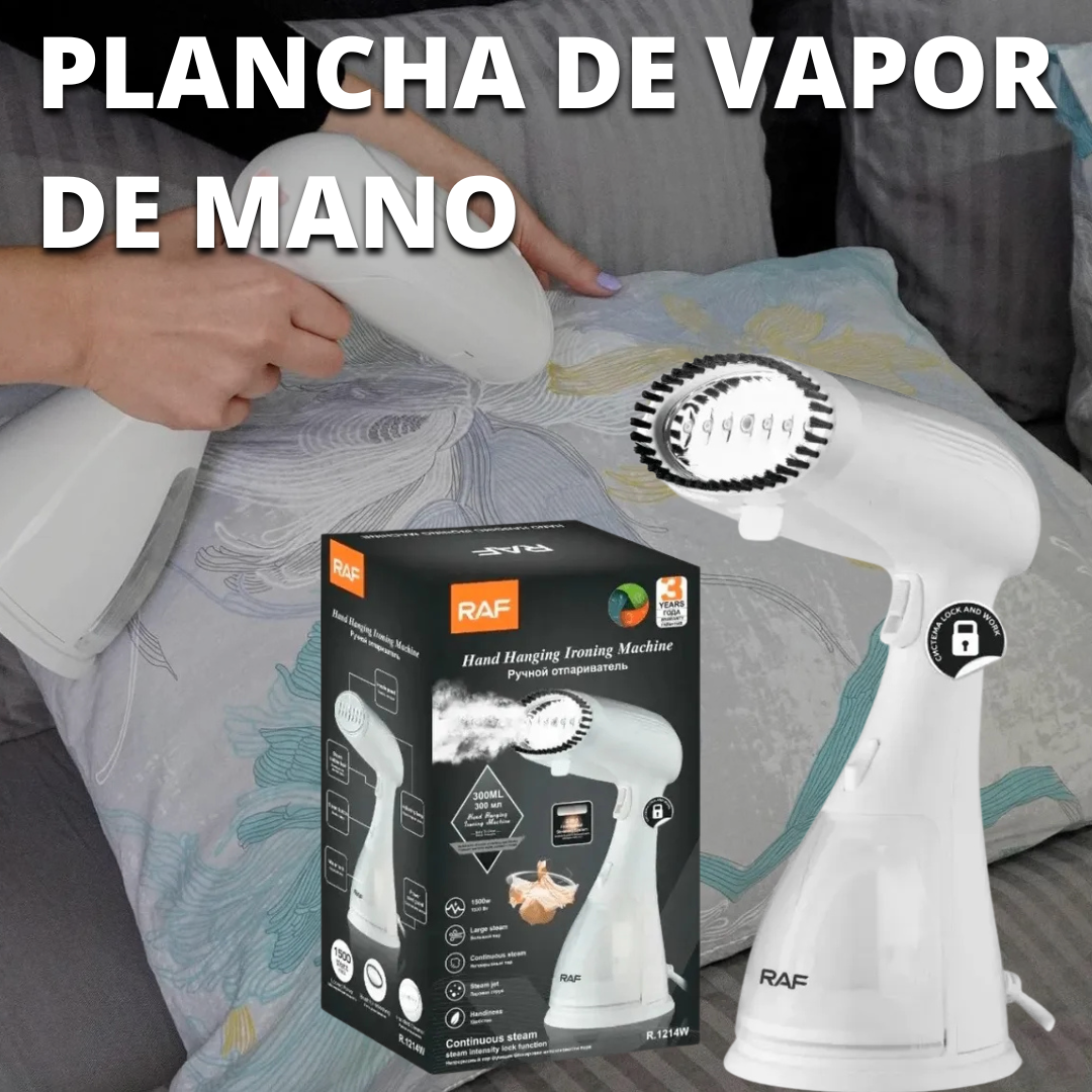 PLANCHA A VAPOR DE MANO RAF